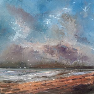 Seascape oil painting by Anna Cumming