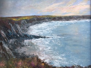 Marloes Pembrokeshire oil painting by Anna Cumming
