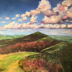 Malverns oil painting by Anna Cumming