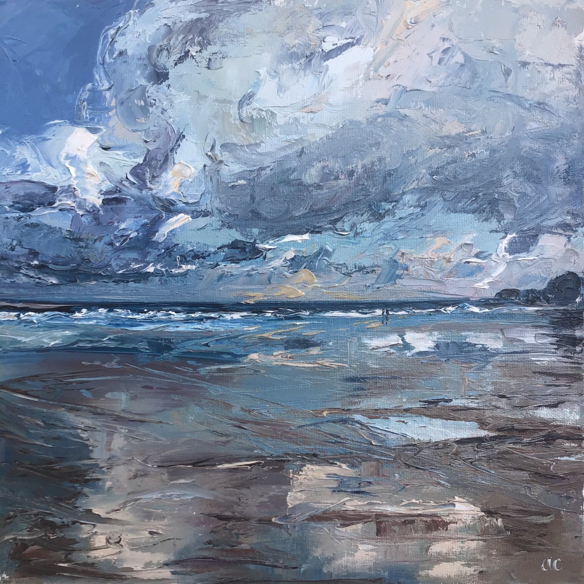 Just us, seascape by Anna Cumming