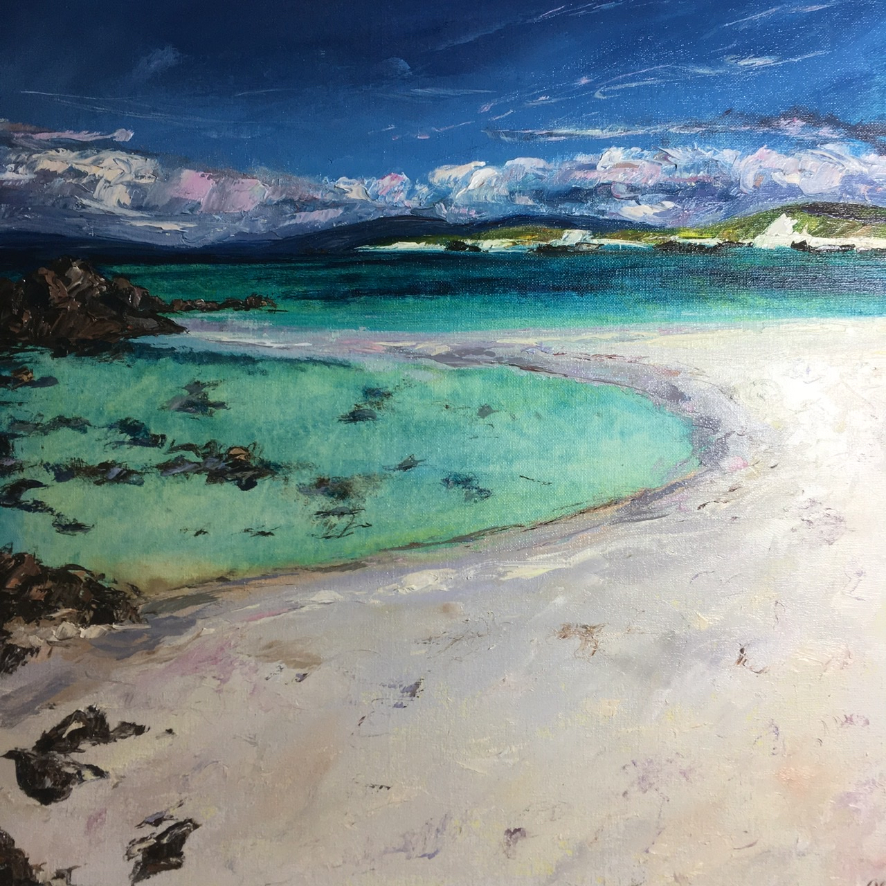 Crystal clear waters off Iona