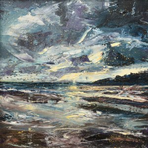 Twilight walk, oil painting by Anna Cumming