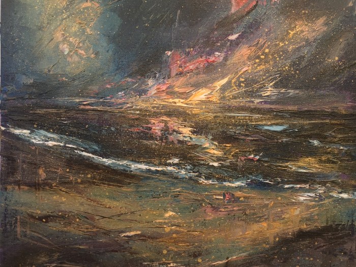 Dusk falling, oil painting by Anna Cumming