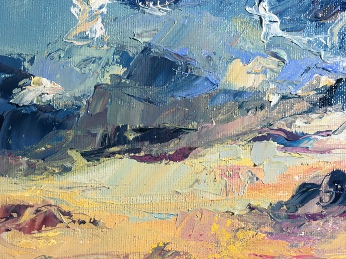 After the rain, oil painting by Anna Cumming