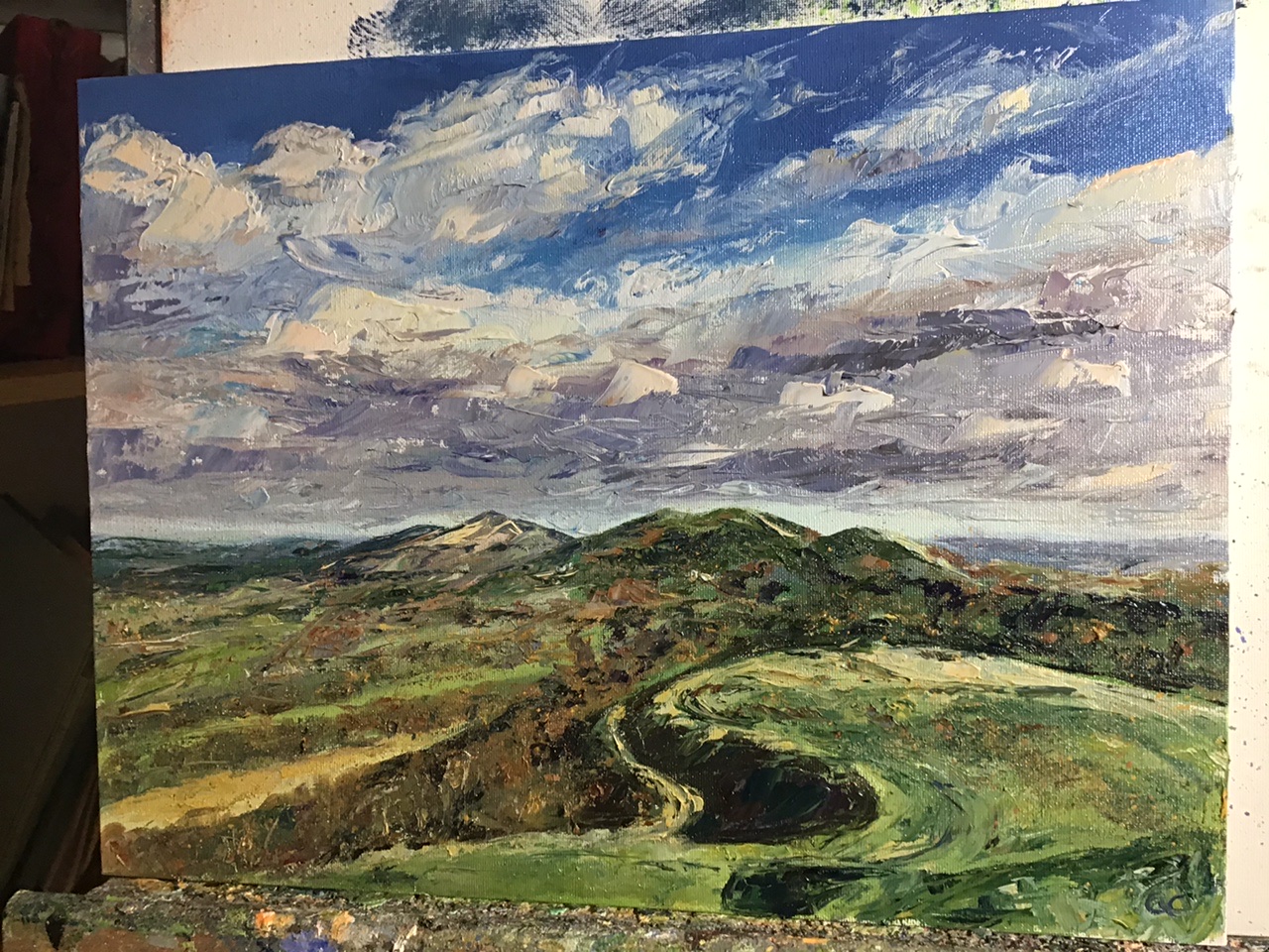 Malverns from British Camp