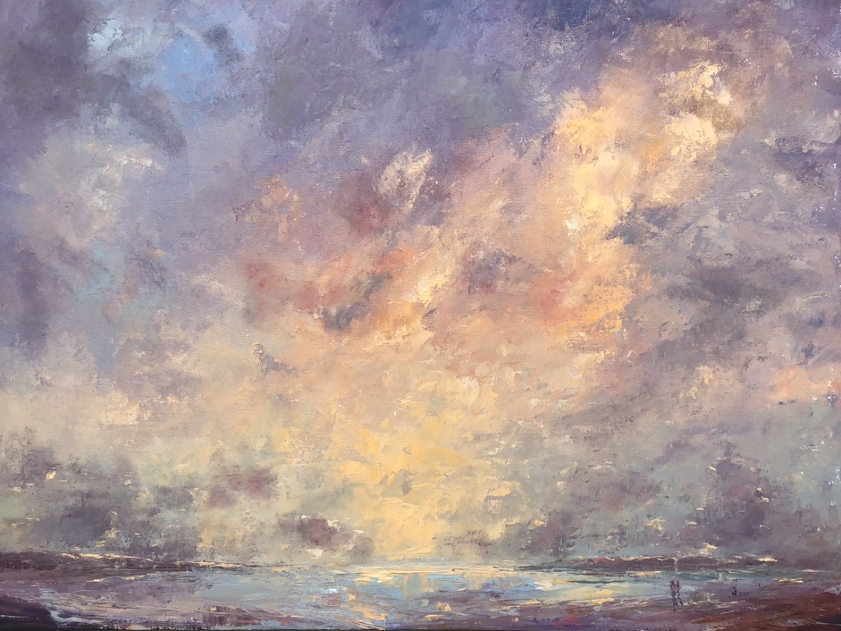 Dreamers, oil painting by Anna Cumming